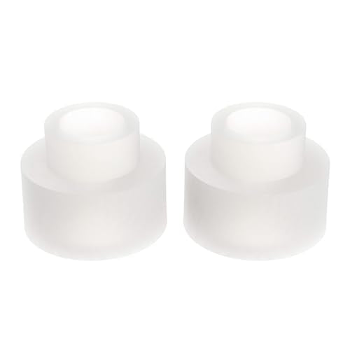 Shower Door Nylon Pivot Bushing fit for Framed Pivot Shower Door for Shower Doors Stainless Steel Pivot Kit - 2 Pack - size: #Spb12