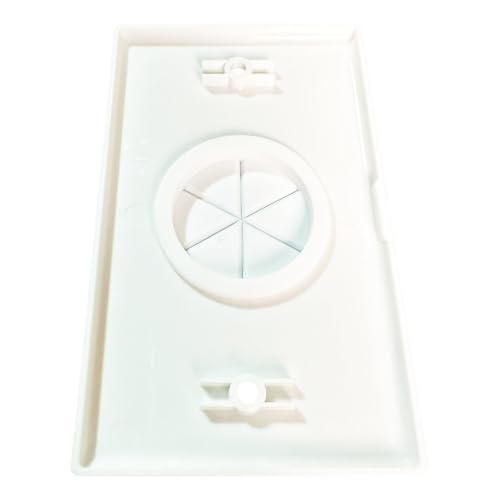 DIYTECH Grommet Wall Plate – Cable Pass Through Plate for In-Wall Cable Management, Wire Concealment for TV, HDMI, Ethernet, Speaker, and Home Theater Systems - White (White) - color: White