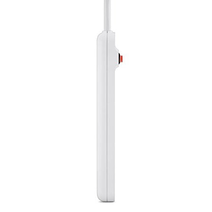 Belkin 6-Outlet Power Strip With 3ft Cord, White - size: 3-Foot Cable, style: Standard Plug - Single Pack