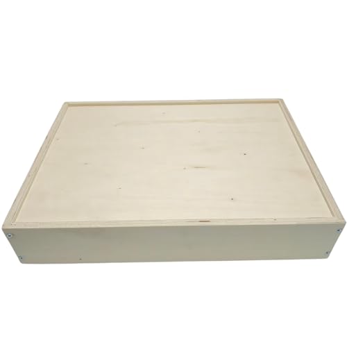 14" W x 19" D x 3.5" H Replacement Kitchen Drawer Box – DIY Kit for Cabinet Drawer Replacement, Pull Out Cabinet Drawers, Wooden Rollout Shelves & Sliding Drawers for Kitchen Cabinets 19–21" Deep