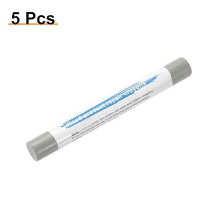 HARFINGTON 5pcs Wood Filler Sticks Wooden Wax Touch Up Furniture Repair Crayons for Scratch Hole Wood, English Gray - color: English Gray