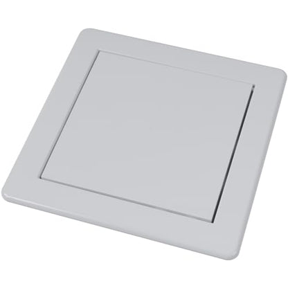 Vent Systems White ABS Plastic Access Panel 6 x 6 Inch (Cut-Out) - Access Door for Drywall, Wall, Ceiling - Electrical, Plumbing Service Wall Hole Cover - Inspection Door - 6.6 x 6.6 Inch (Outer) - size: 6 X 6 Inch / 150 X 150 Mm