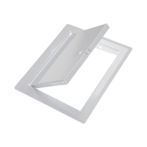 Vent Systems Access Panel for Drywall 6 x 8 Inch - Wall Hole Cover Plate - Metal Access Door with Handle - Plumbing Access Panel for Drywall - Service Shaft Crawl Space Door - Wall Access Panel - size: 6'' x 8''