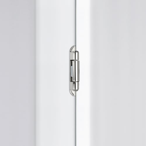 4 Pack (2 Pairs) 1/2" Overlay Cabinet Hinges, Polished Chrome Self-Closing Semi-Concealed Partial Wrap Face Frame Hinges for Cabinet Doors - color: Polished Chrome
