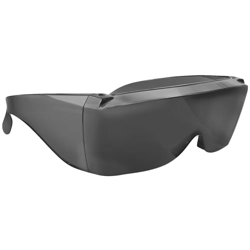 Cover-Ups Black Fit Over Sunglasses - Wrap Around Sunglasses - People Who Wear Prescription Glasses in the Sun - color: Black