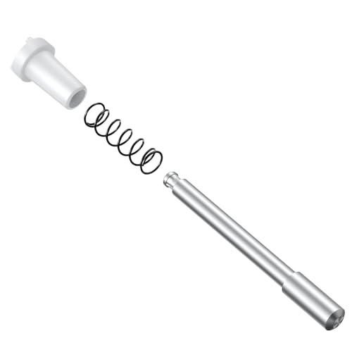 25 Pack Window Screen Plunger Latches with Caps, 5/32" X 1-1/2", Aluminum Window Screen Plunger Pins, Secure Window Screens in Place (White) - color: White