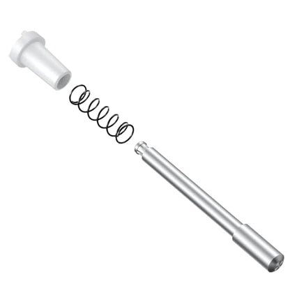 25 Pack Window Screen Plunger Latches with Caps, 5/32" X 1-1/2", Aluminum Window Screen Plunger Pins, Secure Window Screens in Place (White) - color: White
