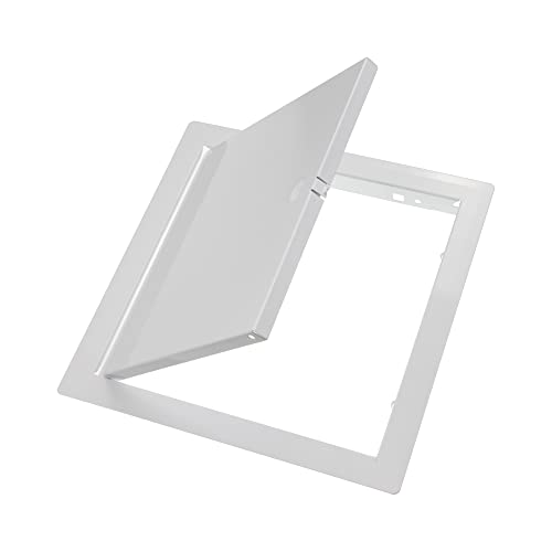 Vent Systems Access Panel for Drywall 12 x 12 Inch - Wall Hole Cover Plate - Metal Access Door with Handle - Plumbing Access Panel for Drywall - Service Shaft Crawl Space Door - Wall Access Panel - size: 12'' x 12''