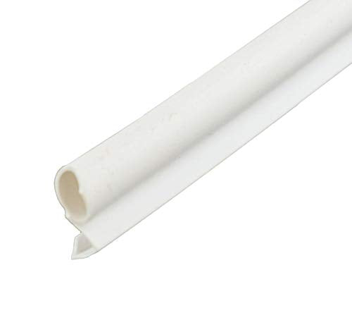 WRS Push-in Extruded Bulb Seal Weatherstripping for Windows – TPE Compression Window Seal Replacement for Wood Windows, Draft & Moisture Barrier (24 ft Roll, White) - color: 24 Ft Roll - White Push-In Extruded Bulb Seal