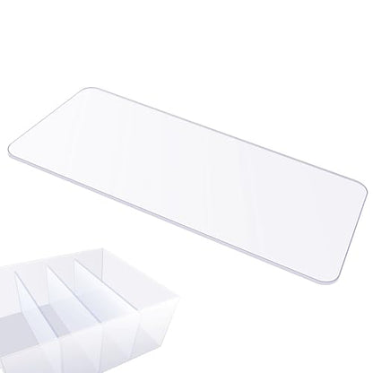 Yookeer 1 Pack 4.25 x 2 in Drawer Dividers for Plastic Storage Bins Storage Hardware Cabinet Dividers for Teacher Toolbox, Small Parts Organizer, Screw Organizer