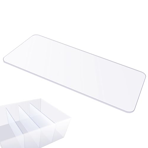 Yookeer 1 Pack 4.25 x 2 in Drawer Dividers for Plastic Storage Bins Storage Hardware Cabinet Dividers for Teacher Toolbox, Small Parts Organizer, Screw Organizer