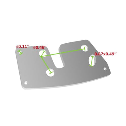 Door Latch Repair & Reinforcement Plate with Bolts for Jeep Grand Cherokee ZJ 1993‑1998 Front Left Side,304 Stainless Steel