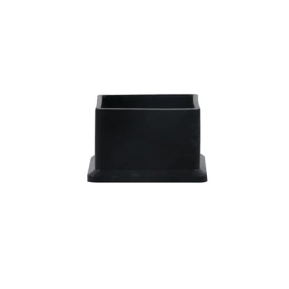 Chair Leg Caps Mcredy Table Leg Foot End Cap Protector Inner Size 1-1/2Inch x 1-1/2Inch Rubber Furniture Foot Fit for Square,Rectangle Chair feet Floor Protectors Black(8 Pcs) - size: 1.5" x 1.5",8 Pcs