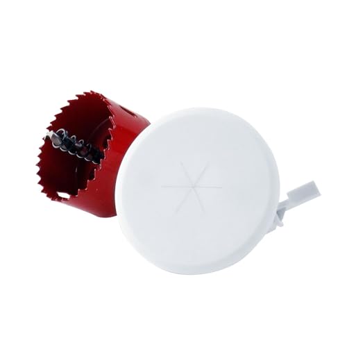 Construct Pro Speedy’Z Screw-in Cable Pass Through Port – White, 1.125" Inner Diameter, 2.5" Outer Diameter, Includes 2-1/8" Hole Saw – Low Profile, Paintable Wall Plate with Rubber Grommet - style: Port and Hole Saw