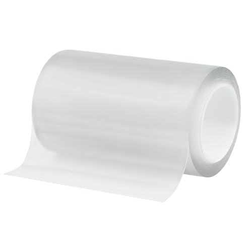Waterproof Repair Tape,Clear Inflatable Patch Repair Kit for Tent Fabric Awning RV Roof Underbelly Tarp Sail and Boat Cover Outdoor Repair Patch - color: Transparent, size: 5in*10ft
