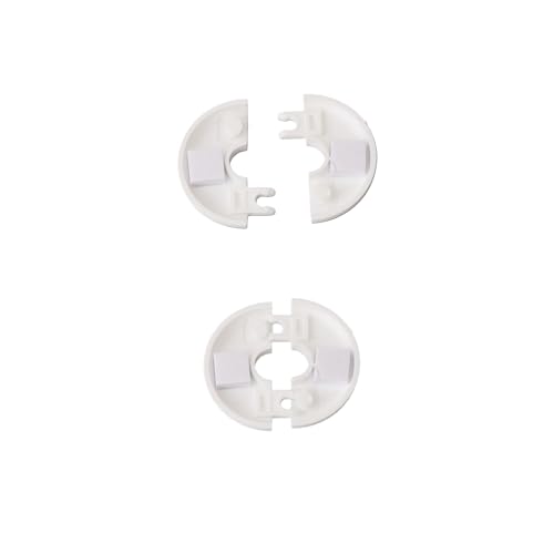 2Pcs Wall Hole Cover Cable Grommet for Ethernet Cable Wall Pass Through Routing Kit Accessories, Compatible with Cables up to 10mm Diameter and 1 Inch Wall Holes