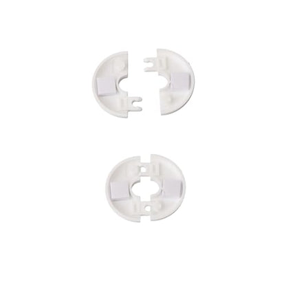 2Pcs Wall Hole Cover Cable Grommet for Ethernet Cable Wall Pass Through Routing Kit Accessories, Compatible with Cables up to 10mm Diameter and 1 Inch Wall Holes