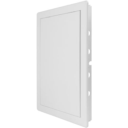 Vent Systems White ABS Plastic Access Panel 8 x 12 Inch (Cut-Out) - Access Panel with Door for Drywall, Wall, Ceiling - Electrical & Plumbing Service Inspection Door - Wall Hole Cover for Indoor Use - size: 8 X 12 Inch / 200 X 300 Mm