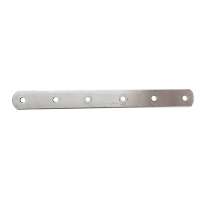 4 Pcs 200x20x3mm Flat Corner Brace Plates Mending Plate Joining Connector Repair Bracket 304 Stainless Steel for Furniture Repair with 24 Screws - size: 200mm(8")
