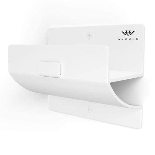 White Ladder Hooks for Garage Wall - Step Ladder Holder Wall Mount - Step Stool Garage Wall Hanger - color: White, size: Single Hook
