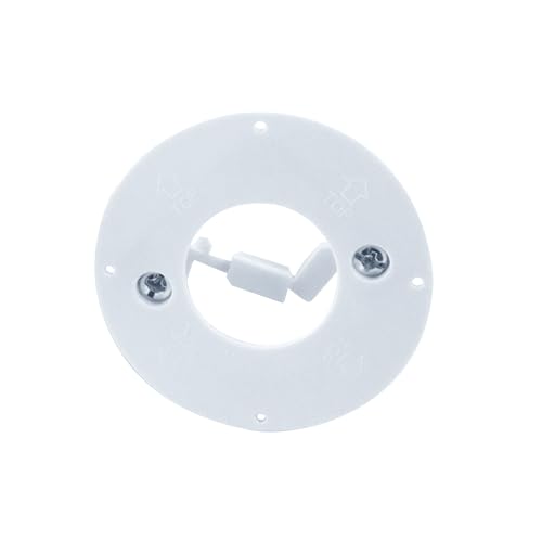Construct Pro Speedy’Z Screw-in Cable Pass Through Port – White, 1.125" Inner Diameter, 2.5" Outer Diameter (2 Pack) - style: 2 Pack
