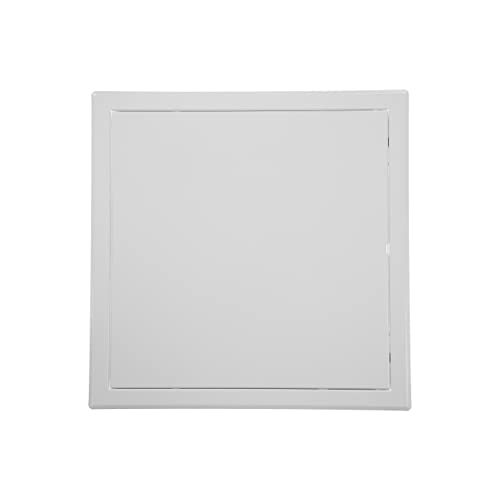 Repa Market 12 x 12 Inch Access Panel for Drywall/White Powder Coated Steel Wall Hole Cover/Door Panel/Cover Plates with Latch – Service Hatch/HVAC Access Door for Plumbing, Electrical Use - color: White, size: 12 X 12