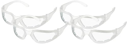 Radians MRF111ID Clear Safety Glasses, Anti-Fog, Foam Lined, Regular (Pack of 4) - color: Multi, size: 1 Count (Pack of 4)