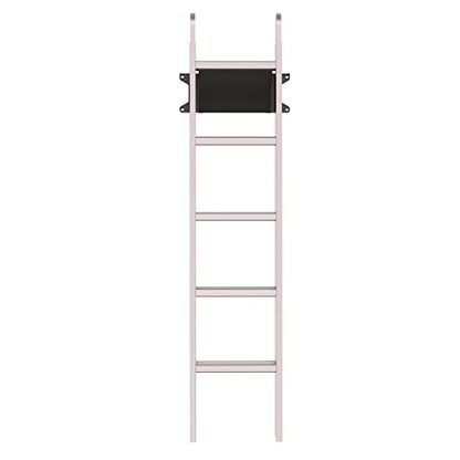 Ladder Hooks,Ladder Rack, Ladder Accessory,Ladder Hangers for Garage Wall Mount Ladder Rack Heavy Duty Metal Black with Screws