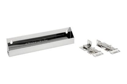 Rev-A-Shelf - 6541-13-52 - 13 in. Stainless Tip Out Sink Front Tray - size: 1.7" x 13" x 3"