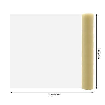 Carpet Protector Mat, 36" x 500' Floor and Surface Shield with Self Adhesive Strong and Durable Carpet Protection Film, Easy Unwind and Clean Removal Floor Protector Tape