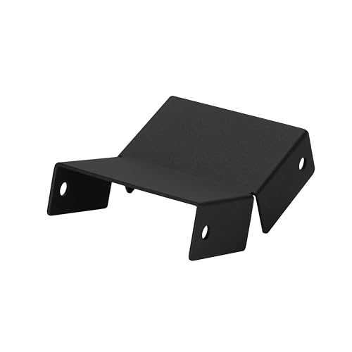 CityPost Black Rectangular Commercial Deck-to-Stair Railing Sleeve - size: Lower, style: Black Sleeve-Horiz To Stair