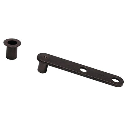 5 Pack Rok Hardware Center Pivoting Hinge, Hidden Door Kit, Pivot Hinges for Cabinet Doors, Statuary Bronze Finish - SH1602L