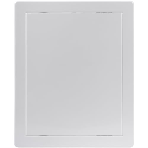 Vent Systems White ABS Plastic - Access Panel 8 x 10 Inch - Access Panel with Door for Drywall, Wall and Ceiling Electrical and Plumbing Service Wall Hole Cover - Exterior Dimensions 8.6x10.6 Inches - size: 8 X 10 Inch / 200 X 250 Mm