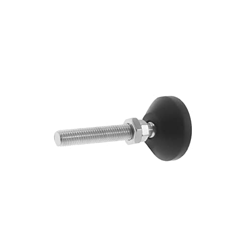 Adjustable Leveling Feet, Furniture Glide Swivel Leveling, 4PCS Swivel Furniture Levelers Legs, Heavy Duty Table Leg Extenders Glide for Chairs Workbench Cabinets Workbench Shelving Rack - size: M10 × 50mm × 80mm