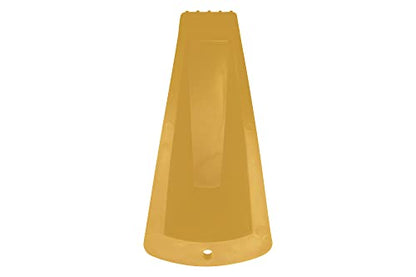 Shepherd Jumbo Rubber Door Wedge Stopper 3.5", Heavy Duty Non-Slip Door Stop for Home, Office & Industrial Use, Yellow - color: Yellow