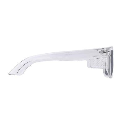 Safety Polycarbonate Polarized Sunglasses for Men and Women UV400 Protection and Includes ANSI Z87 - color: Clear-polarized