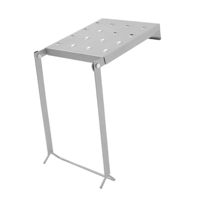 TEHAUX Iron Folding Work Platform for Ladders Versatile Tray with Tool Holder Space Saving Design for Easy Storage for Painting and Repairs