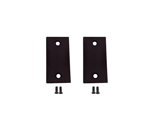 QCAA Door Strike Filler Plate, 2-1/4" x 1-1/8", Stainless Steel, US10B Oil Rubbed Bronze, MIT, 2 Pack - color: ORB, size: 2 Pack