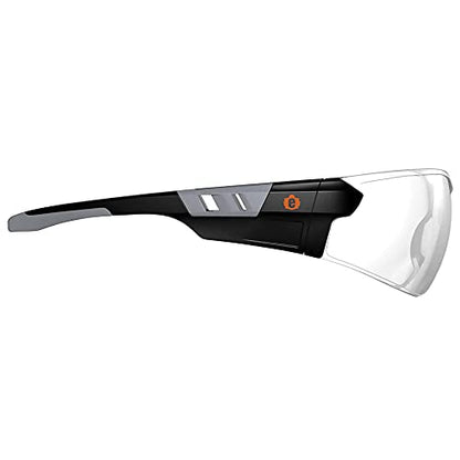Ergodyne Skullerz SAGA Anti Scratch Safety Glasses, Anti-Fog, ANSI z87.1 - color: Clear Lens