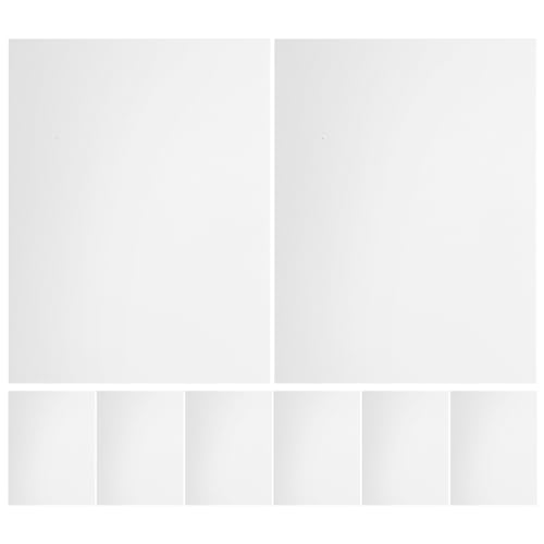 8pcs Vinyl Siding Patch: Paintable Self-Adhesive Siding Repair Stickers - White Patch for Cracks Holes and Seams - DIY Exterior Wall Repair 7.87x5.9 Inch