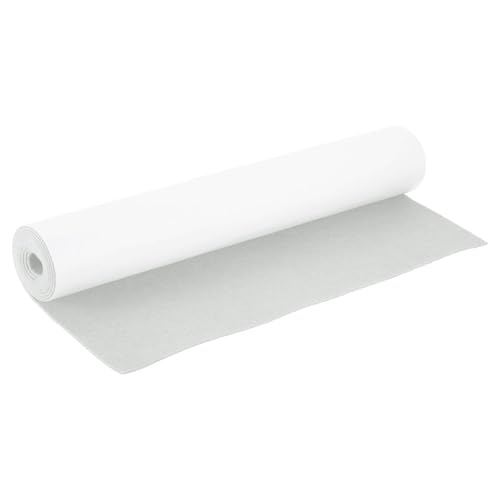 uxcell Felt Strips with Adhesive Backing, 15-3/4" x 60" x 0.08" Anti Scratch Furniture Felt Tapes Self-Stick Pads for Protecting Hardwood Floor, White - color: White, size: 15-3/4"x60"x0.08"
