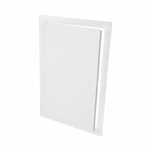 10" x 16" White Metal Access Panel, Service Shaft Door, Plumbing, Electricity Heating Alarm Wall for Drywall, Bathroom Services Hole Cover, Wall Covering - size: 10" x 16"