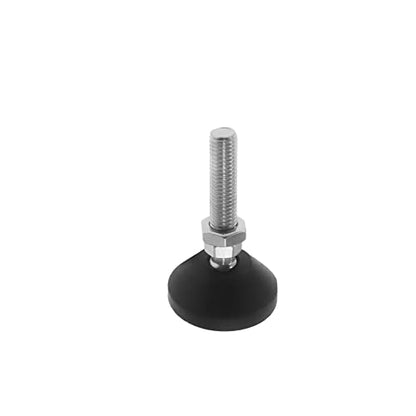 Adjustable Leveling Feet, Furniture Glide Swivel Leveling, 4PCS Swivel Furniture Levelers Legs, Heavy Duty Table Leg Extenders Glide for Chairs Workbench Cabinets Workbench Shelving Rack - size: M12 × 50mm × 50mm