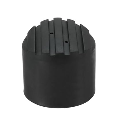 PATIKIL Ladder Non Slip Feet 2.4"/60mm, 1Pcs Rubber Round Foot Protective Mat Cushion Replacement for Telescopic Folding Extension Ladder Protection, Black - color: 60mm