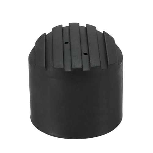 PATIKIL Ladder Non Slip Feet 2.8"/72mm, 1Pcs Rubber Round Foot Protective Mat Cushion Replacement for Telescopic Folding Extension Ladder Protection, Black - color: 72mm