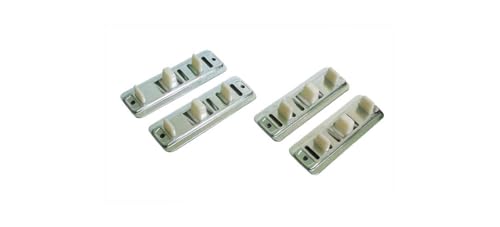 8-209-4 Bypass Floor Guide Adjustable Gray - Pack of 4