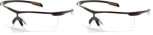 Carhartt CHB910ST Cayce Glasses, Clear Lens (Pack of 2) - size: 1 Count (Pack of 2)