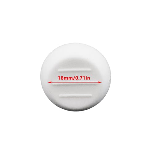 Antrader Furniture Lvelers,M6 x 18mm Table Leg Levelers,Levelling Foot Screw on Furniture Glides Foot Adjuster Mini Adjustable Feet, 23mm Base Diameter,White,32 Pack - color: White, size: M6 x 18mm-32Pcs