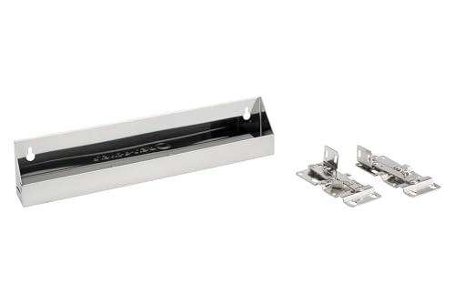 Rev-A-Shelf - 6541-14-52 - 14-1/4 in. Stainless Tip Out Sink Front Tray - size: 1.7" x 14.3" x 3"