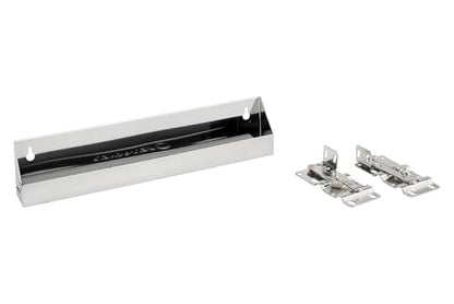 Rev-A-Shelf - 6541-14-52 - 14-1/4 in. Stainless Tip Out Sink Front Tray - size: 1.7" x 14.3" x 3"